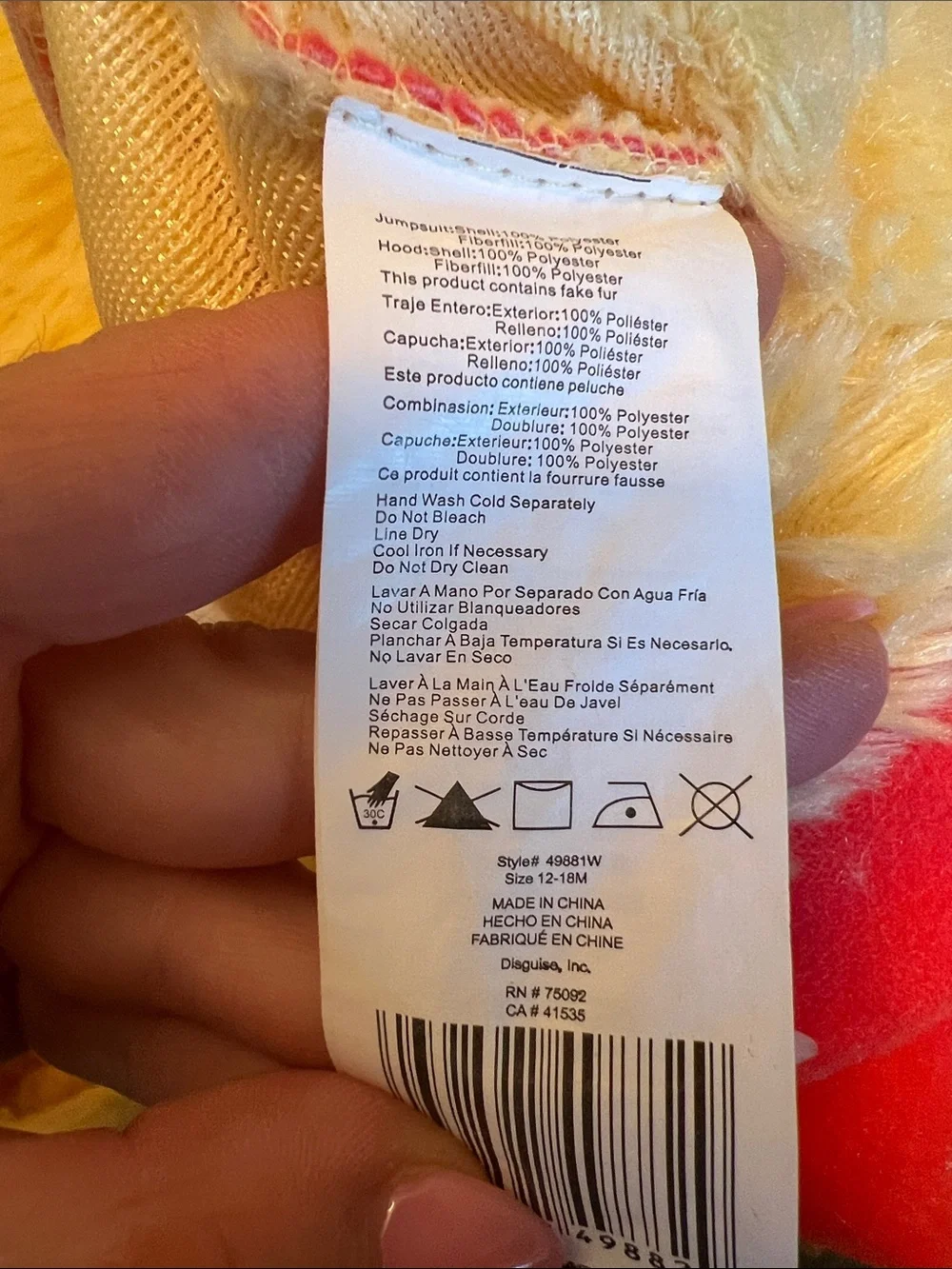 Disney size 12